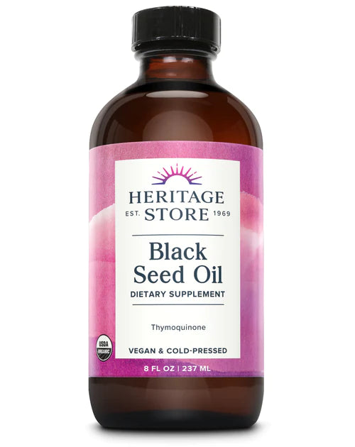 Heritage Store - Black Seed Oil, Organic