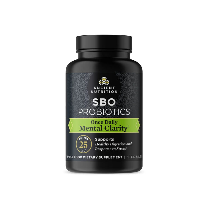 Ancient Nutrition SBO Probiotic - Once Daily - Mental Clarity - 30 ct