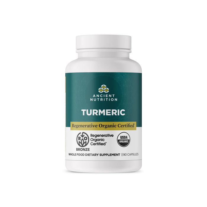Ancient Nutrition Regenerative Organic Certified Turmeric 30 Capsules