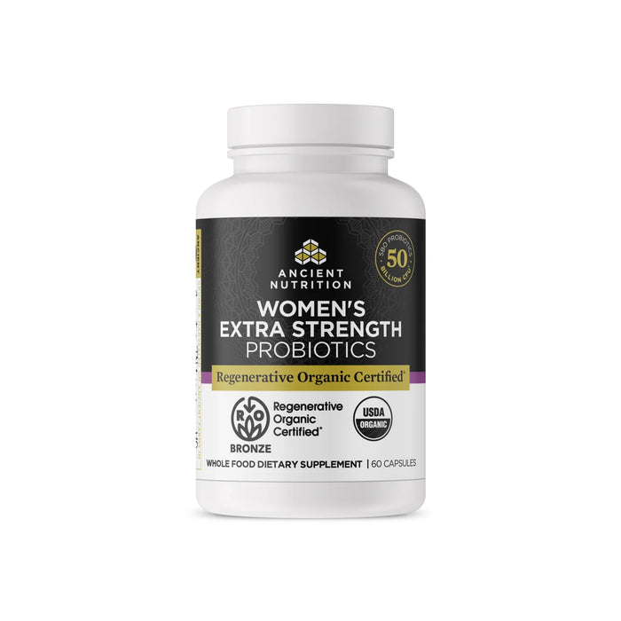 Ancient Nutrition Regenerative Organic Certified™ Women's Extra Strength Probiotics