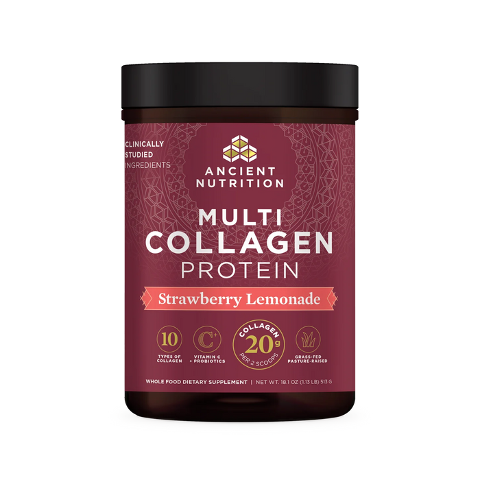 Ancient Nutrition Multi Collagen Protein Strawberry Lemonade 45 servings