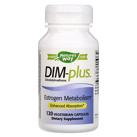 Nature's Way DIM-plus Estrogen Metabolism Formula, 60 Capsules
