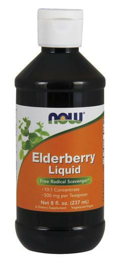 NOW Elderberry Liquid may be a free radical scavenger* dietary supplement.*