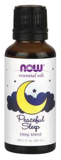 NOW Solutions Peaceful Sleep Essential Oil Blend contains Orange, Tangerine, Lavender, Chamomile, Ylang Ylang and Sandalwood Blend provides a floral citrus aroma while helping create a calming, relaxing, soothing atmosphere.