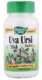 Nature's Way Uva Ursi 480mg, 100 capsules