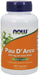 NOW Pau D' Arco 500mg dietary supplements may support intestinal health and encourage good intestinal flora.*