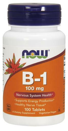 Vitamin B1, also known as Thiamine, promotes nervous system health, provides for healthy energy production and nerve tissue.