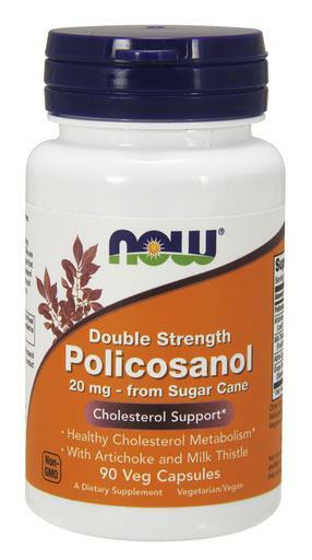 NOW® Policosanol is a blend of long-chain fatty alcohols (LCFA) derived from sugar cane, a superior source of these natural plant waxes. Studies indicate that these plant waxes may influence healthy cholesterol metabolism. This formula also includes herbs such as Artichoke and Milk Thistle that are known to support healthy liver function.*
