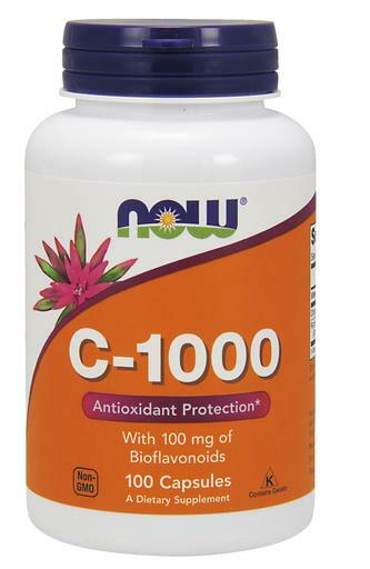 NOW C-1000 provides antioxidant protection* and has 100mg of bioflavonoids.