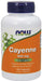 NOW Cayenne 500mg herbal supplement supports healthy digestion* and blood vessels*.