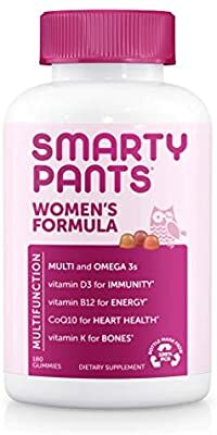 SmartyPants Women's Formula Gummy Multivitamins, 180 Count (30 Day Supply)