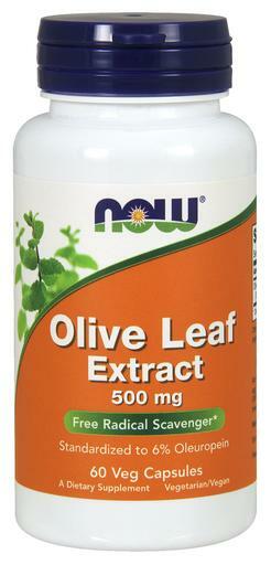 NOW 500mg Olive Leaf Extract may act as a scavenger for free radicals.