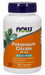 NOW Potassium Citrate supports electrolye balance and normal pH* and proper muscular contraction.