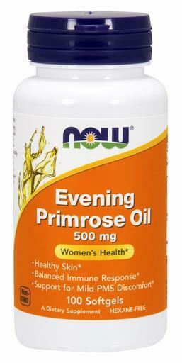 NOW Evening Primrose Oil supports women's health by providing for healthy skin, balance immune response and mild PMS discomfort.*