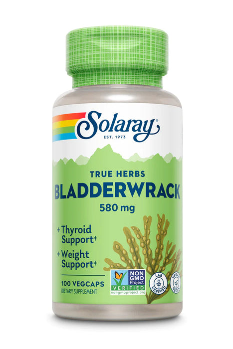 Solaray Bladderwrack Seaweed 580 mg 100 vcap