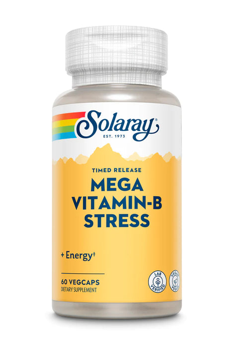 Solaray - Mega Vitamin B-Stress, Timed-Release