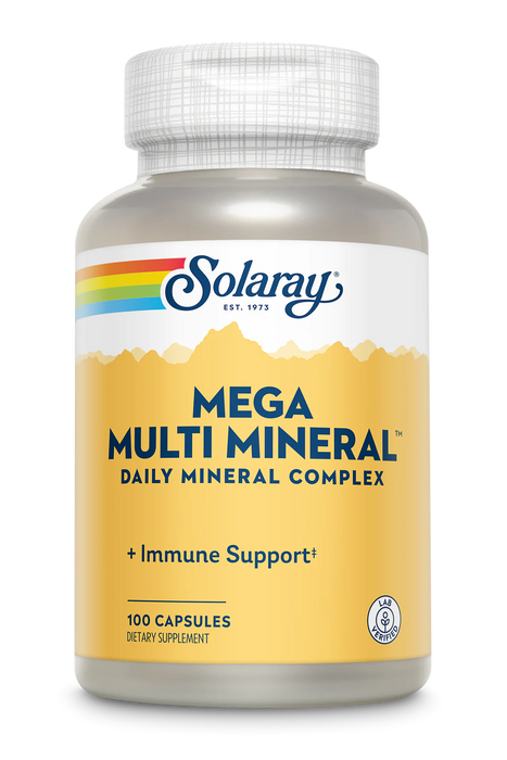 Solaray - Mega Multi Mineral, Iron-Free