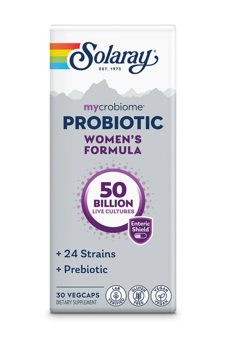 Solaray - Mycrobiome Probiotic Women's Formula, 50 Billion, 24 Strain Once Daily