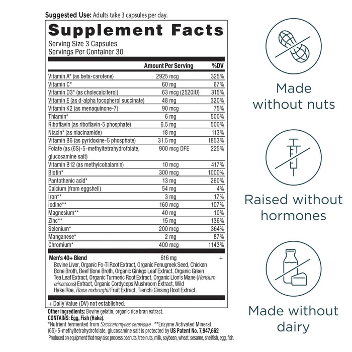 Ancient Multivitamin Men's 40+ 90 ct