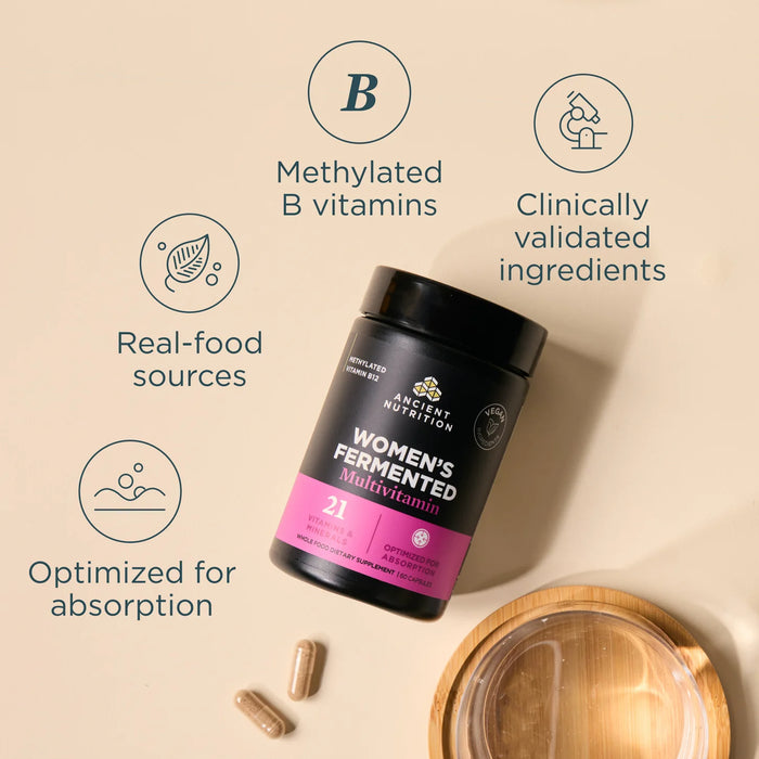 Ancient Nutrition Women's Fermented Multivitamin 60ct