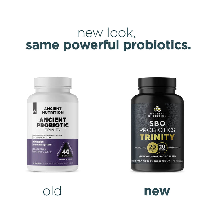 Ancient Nutrition SBO Probiotic - Trinity 60ct