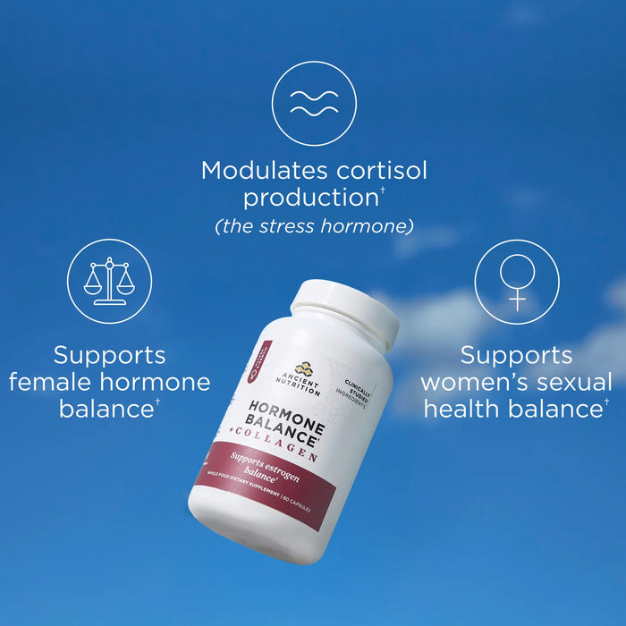 Ancient Nutrition Hormone Balance + Collagen 60ct