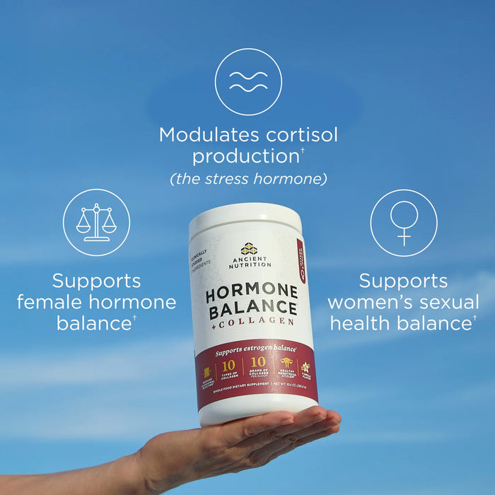 Ancient Nutrition Hormone Balance + Collagen Vanilla