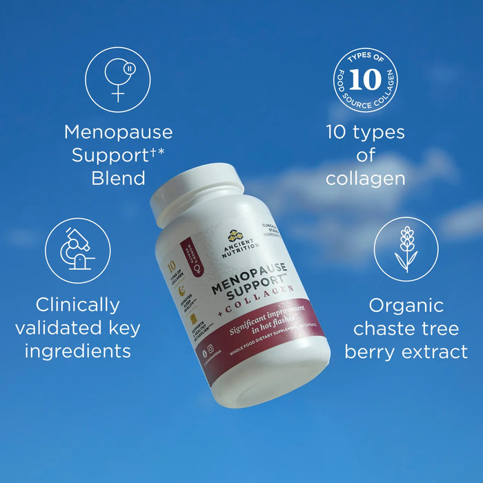 Ancient Nutrition Menopause Support + Collagen 60ct