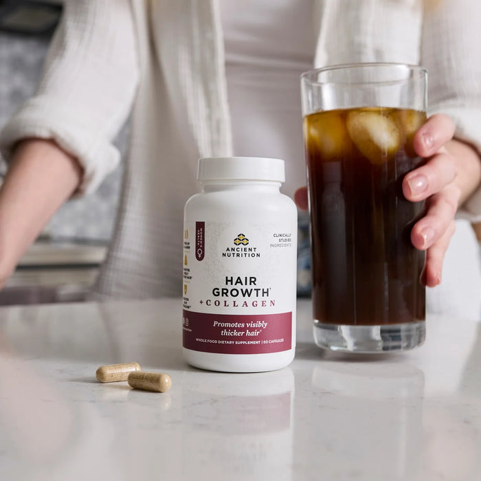 Ancient Nutrition Hair Growth + Collagen 60ct