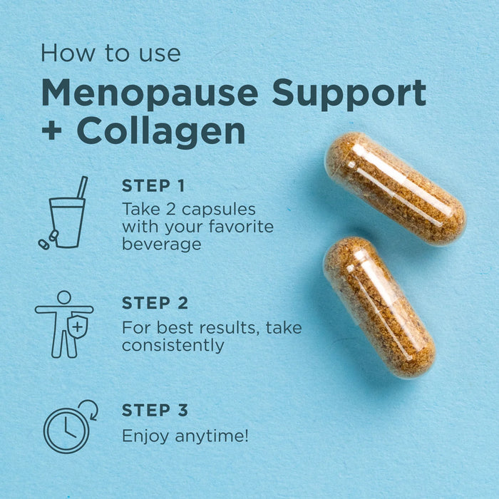 Ancient Nutrition Menopause Support + Collagen 60ct