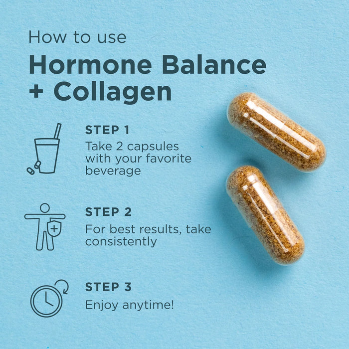 Ancient Nutrition Hormone Balance + Collagen 60ct