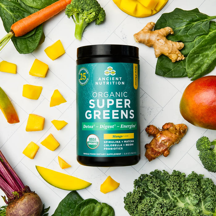 Super Greens Mango Powder 25 ser