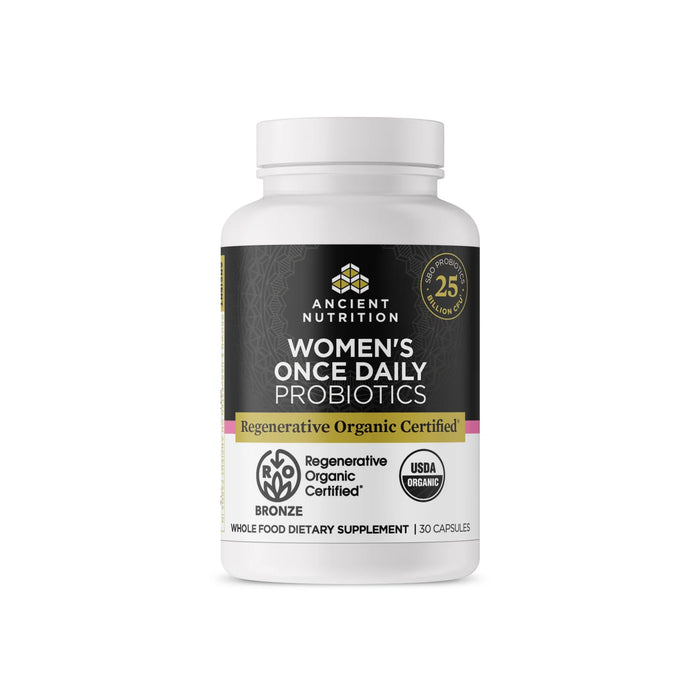 Ancient Nutrition Regenerative Organic Certified™ Women's Once Daily Probiotics 30 capsule