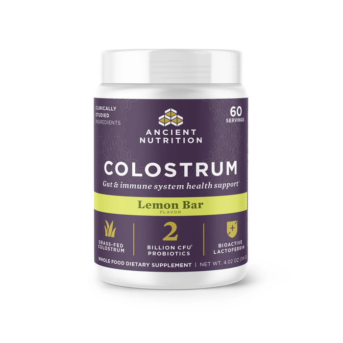 Ancient Nutrition Colostrum Lemon Bar