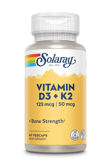 Solaray - Vitamin D-3 & K-2