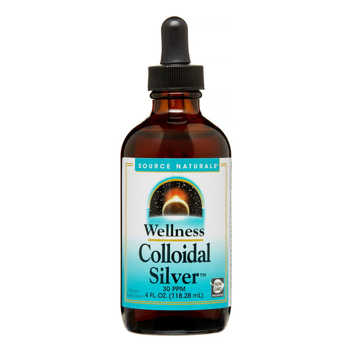 Source Naturals Wellness Colloidal Silver, 30ppm, 4oz.