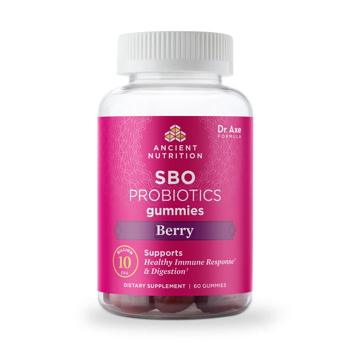 Ancient Nutrition SBO Probiotic Kids Gummy 10B CFU - Berry