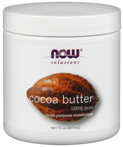 NOW Solutions Pure Cocoa Butter is a multi-purpose moisturizer that's safe for use on even the most sensitive skin types.