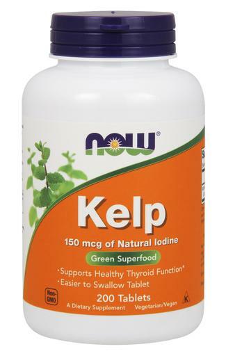 Kelp is a large, leafy seaweed belonging to the brown algae family that grows in forests in the colder waters of the world’s oceans. Kelp has been used for centuries as an important nutritious staple ingredient in Chinese, Japanese, and Korean cuisines. It is also an excellent source of iodine, which has been shown to be essential for healthy thyroid function.*