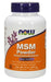 NOW® MSM is tested to contain a minimum 99.7% purity. MSM (Methylsulphonylmethane) is a natural form of organic sulfur found in all living organisms. This natural compound, researched since 1979, provides the chemical links needed to form and maintain numerous different types of tissues found in the human body, including connective tissue such as articular cartilage.* While MSM is a natural component of almost all fresh fruits, vegetables, seafood and meat, food-processing methods reduce sulfur levels, maki
