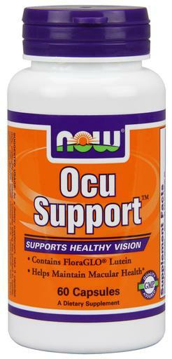 NOW® Ocu Support™ offers a full range of antioxidant nutrients which may aid in maintaining some visUñal functions