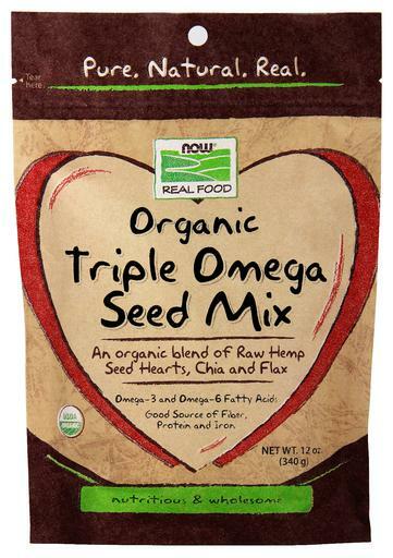 An Organic Blend of Raw Hemp Seed Hearts, Chia and Flax