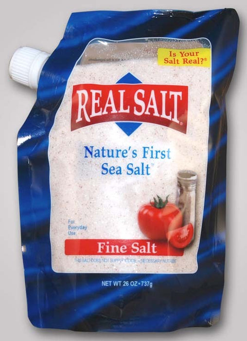 Real Salt Nature's First Granular Sea Salt Pouch, 26 oz