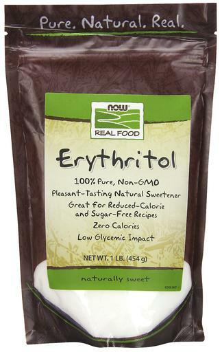 NOW Real Food Erythritol is a pleasant-tasting natural sweetener, pure and non-GMO.