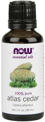 NOW Solutions Essential Atlas Cedar (Cedrus atlantica) Oil for aromatherapy use provides a sweet, woodsy aroma creating a grounding, centering and balancing atmosphere.