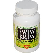 Natural Swiss Kriss Herbal Laxative Tabs, 120 Tablets