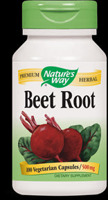 Nature's Way Beet Root, 500 mg, 100 Capsules