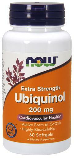 NOW® Ubiquinol contains the reduced form of CoQ10 (Coenzyme Q10) which has been shown in scientific studies to be a highly bioavailable and active antioxidant form of CoQ10.