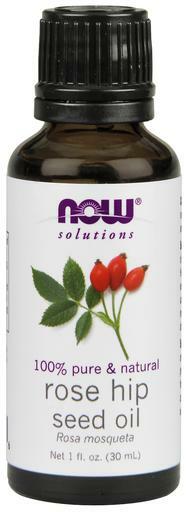 NOW Solutions Organic Rose Hip Seed (Rosa mosqueta) Oil for skin in need of a natural nourishing oil for cell renewal