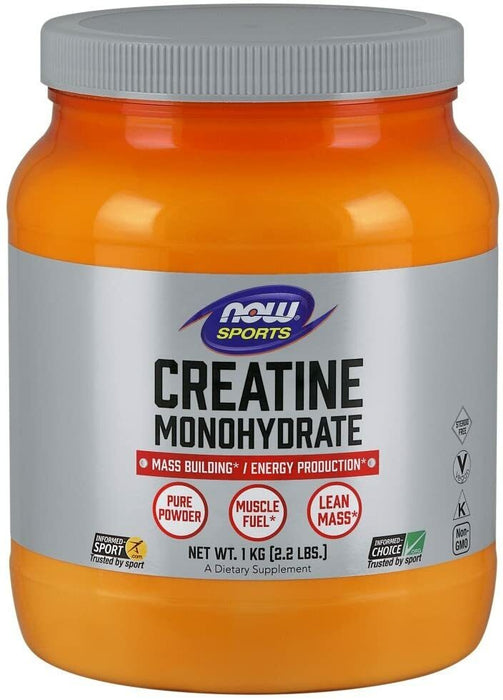 NOW Sports Nutrition, Creatine Monohydrate Powder, 2.2-Pound